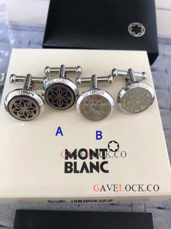 Low Price Copy Mont blanc Men Cufflinks Round